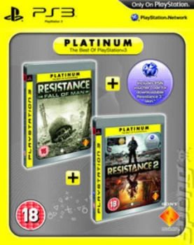 Resistance Platinum Double Pack and DLC Voucher PS3 Game