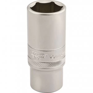 Draper 3/8" Drive Satin Finish Deep Hexagon Socket Metric 3/8" 20mm