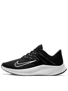 Nike Quest 3 - Black/White, Size 3, Women