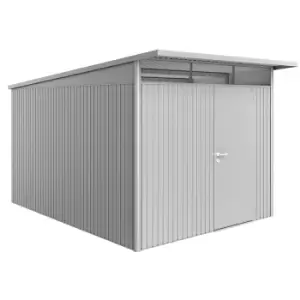 Biohort AvantGarde Metal Shed A8 Standard door 8' 5'' x 12' 4'' - Metallic Silver