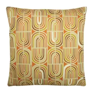 Retro Rainbow Cushion Multicolour, Multicolour / 43 x 43cm / Polyester Filled