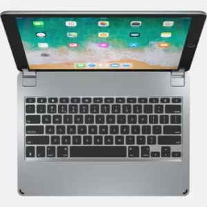 12.9 Inches QWERTY English Bluetooth Wireless Keyboard for iPad Pro Backlit Keys High Grade Aluminium Body Space Grey