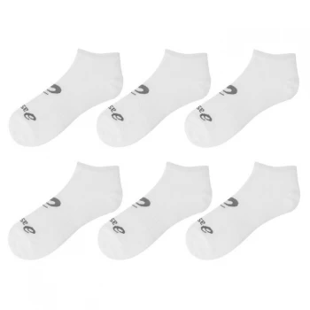 Asics Invisible 6 Pack Socks Junior - White