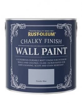 Rust-Oleum Chalky Wall Paint Powder Blue 2.5L