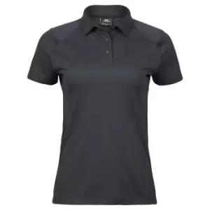 Tee Jays Womens/Ladies Luxury Sport Polo Shirt (L) (Dark Grey)