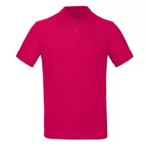 B&C Mens Inspire Polo (Pack of 2) (S) (Raspberry Sorbet)