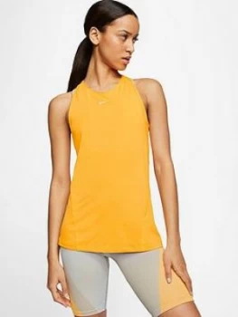 Nike Training Pro All Over Mesh Tank - Orange, Size S, Women