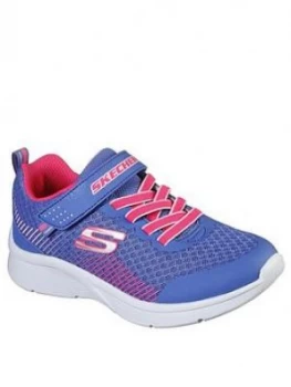 Skechers Girls Microspec Trainers - Blue