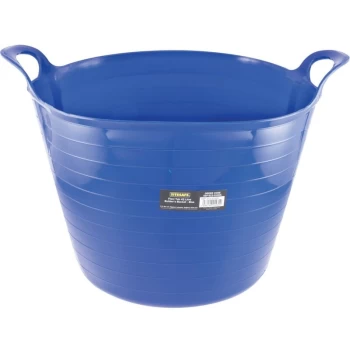 Flexi Tub 42LTR Builders Bucket Blue - Sitesafe