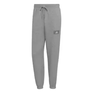 adidas Essentials FeelVivid Cotton fleece Straight Leg Jo - Grey