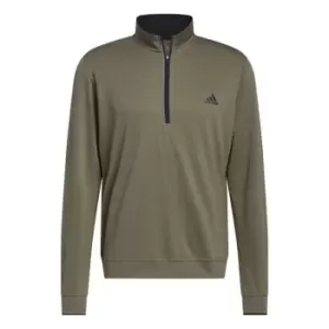 adidas UPF Lightweight Pullover Top Mens - Green