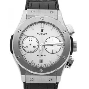 Classic Fusion Chronograph Titanium Opalin Automatic White Dial Mens Watch