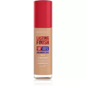 Rimmel Lasting Finish 35H Hydration Boost hydrating foundation SPF 20 shade 210 Golden Beige 30ml