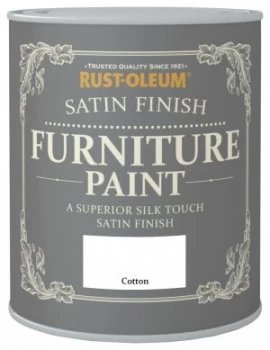 Rust-Oleum Satin Furniture Paint 750ml - Cotton