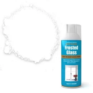 Rust-Oleum Frosted Glass Semi-Transparent Matt Fin ish Spray Paint 400ml