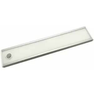 Loops - 1x 205mm Rechargeable Kitchen Cabinet Strip Light & Auto pir On/Off - Natural White led