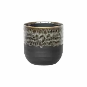 Ivyline Olivine Reactive Glaze Planter - H25Cm X D25Cm