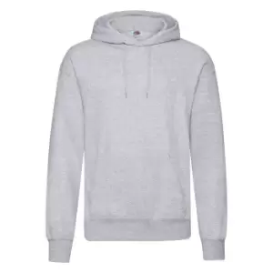 Fruit Of The Loom Mens Hooded Sweatshirt / Hoodie (XL) (Heather Grey)