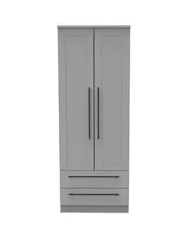 Swift Hayle Ready Assembled 2 Door, 2 Drawer Wardrobe