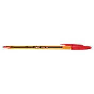 BIC Cristal Original Fine Ballpoint Pen 0.3mm Red Pack of 50