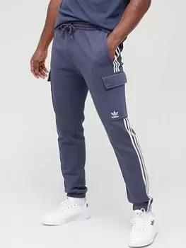 adidas Originals Big Pocket 3 Stripe Pants - Navy Size XS Men