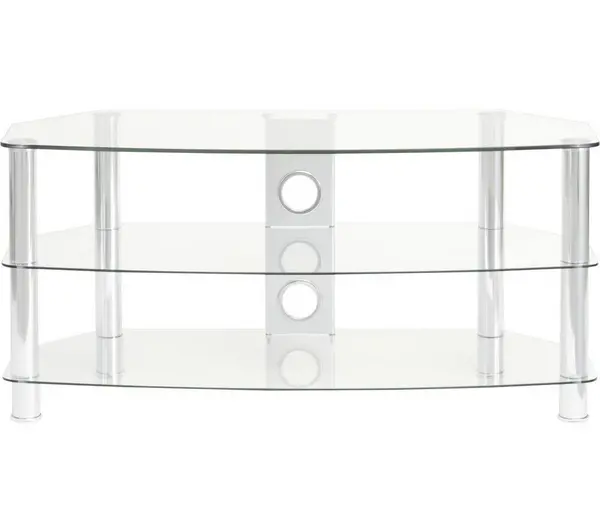 TTAP Vantage 1200 mm TV Stand - Chrome, Silver/Grey 5060161681475