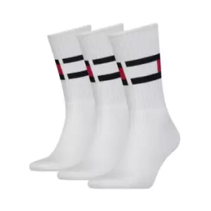 Tommy Bodywear Sock Flag 3P 00 - White