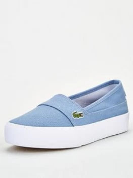 Lacoste Marice Plus Grand 120 Espadrille - Blue/White, Size 7, Women