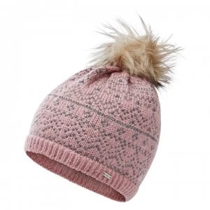 Dare2B Adored Bobble Beanie - Pale Mauve