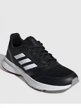 adidas Nova Flow - Black/White, Size 3.5, Women