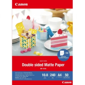 Canon MP-101D A4 White Double-sided Matte Paper 240gsm x 50