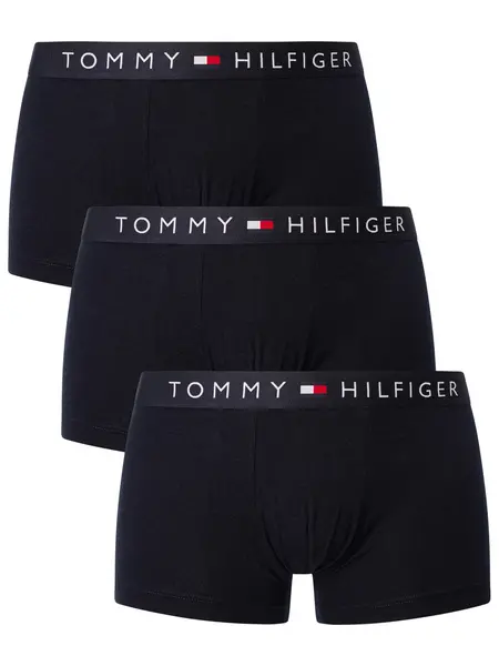 Tommy Hilfiger 3 Pack Original Trunks Desert Sky S