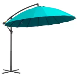 3Metre Cantilever Shanghai Parasol with Crank Handle, Cross Base