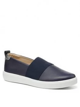 Hotter Dahlia Plimsoll - Navy, Size 8, Women