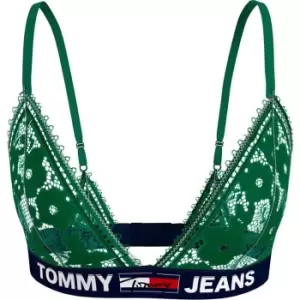 Tommy Hilfiger Lace Triangle Bralette - Green