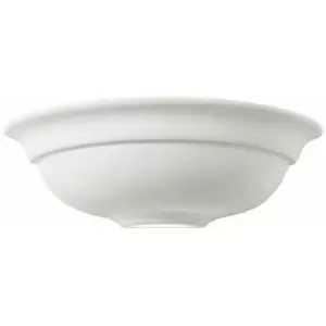 Loops - Dimmable LED Wall Light Unglazed Ceramic Classic Lounge Lamp Up Lighting Fitting