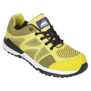 Himalayan 4312 Unisex Yellow Toe Capped Safety Trainers, UK 3, EU 36