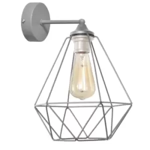 Karo Wall Lamp Grey 25cm