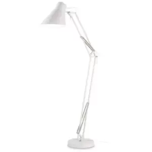 Ideal Lux Sally Adjustable Task Floor Lamp White