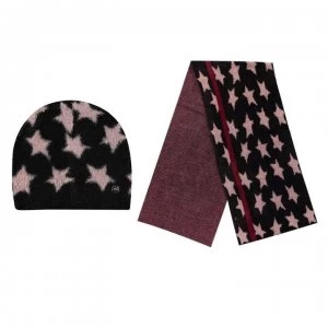 Liu Jo Beanie and Scarf Set - Star 09P4