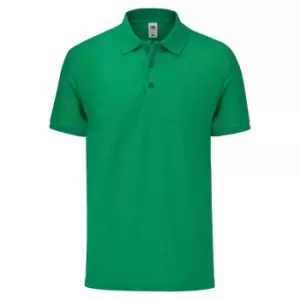 Fruit of the Loom Mens Tailored Polo Shirt (XXL) (Green Heather)