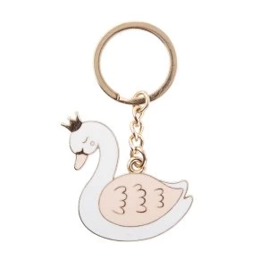 Sass & Belle Freya Swan Enamel Keyring