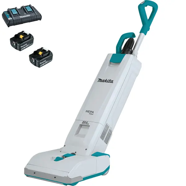 Makita DVC560PT2 36V Twin 18V LXT Cordless Brushless Upright Vacuum Cleaner