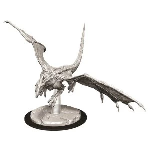 Dungeons & Dragons Nolzur's Marvelous Unpainted Miniatures - Young White Dragon