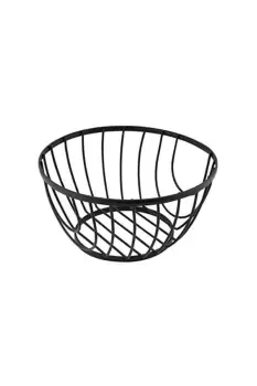 Flat Iron Round Fruit Basket