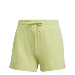 adidas Essential 3 Stripe Shorts - Green