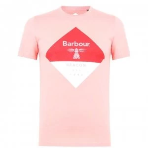 Barbour Beacon T-Shirt - Coral PI34