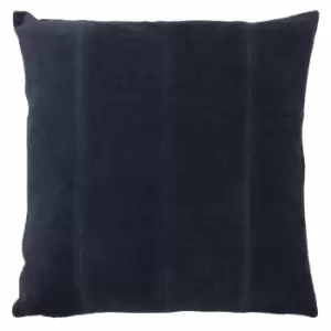 Jagger Ribbed Corduroy Cushion Navy Blue, Navy Blue / 45 x 45cm / Cover Only