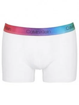 Calvin Klein Pride Trunks - White, Size XL, Men