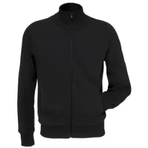 B&C Mens Spider Full Zip Sweatshirt (3XL) (Black)